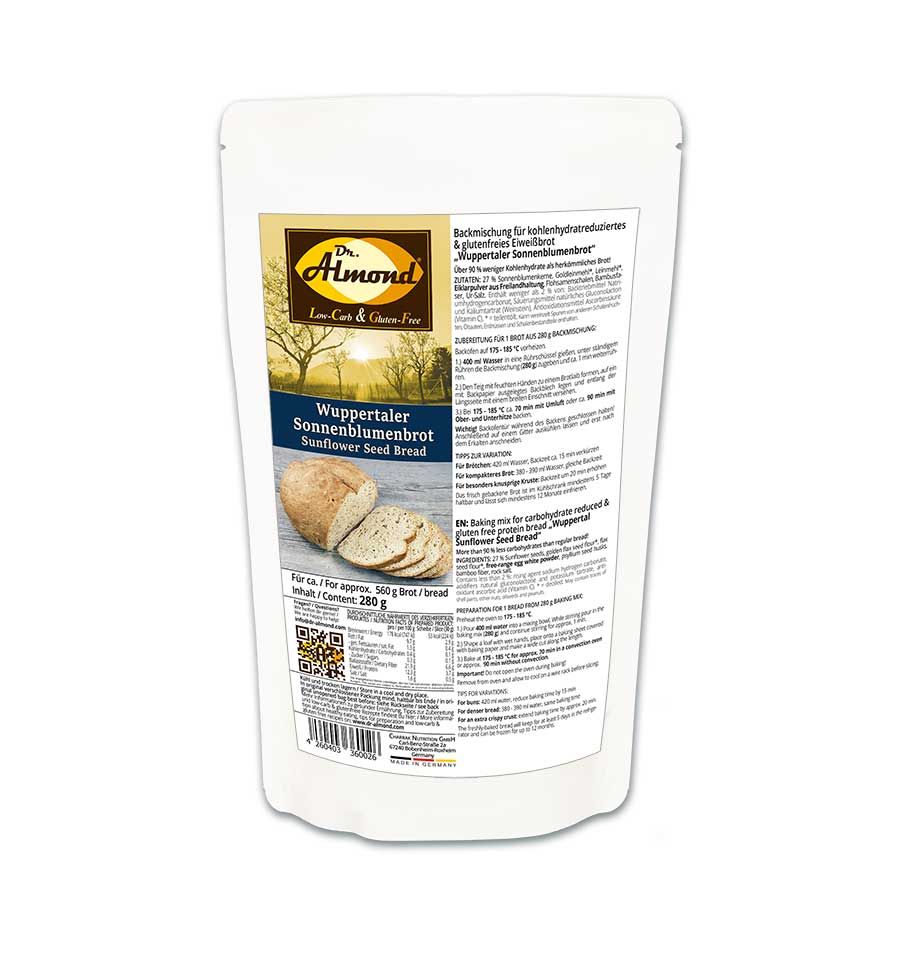 Wuppertaler_Sonnenblumenbrot-lowcarb-glutenfrei-Eiweissbrot-Backmischung-sojafrei