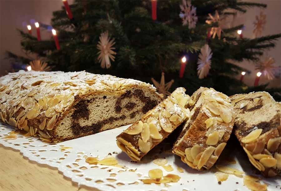 Mokka-Nougat-Stollen