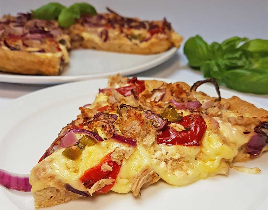 Pizza low-carb glutenfrei sojafrei superfood leinsamen pizzateig backmischung pizzamischung keto