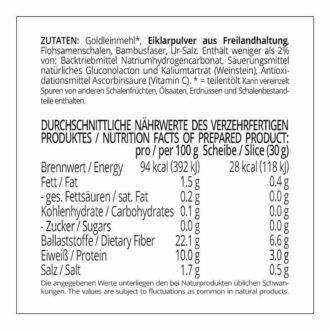 Unser Goldenes Backmischung Paleo Brot low-carb keto glutenfrei