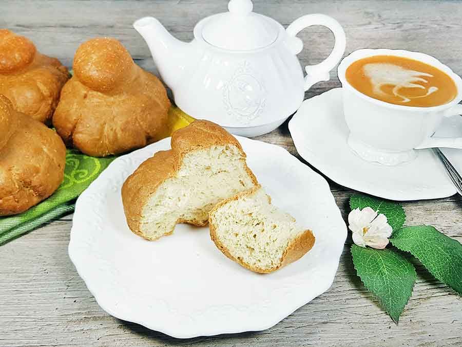 Mandelbrioche-low-carb glutenfrei Backmischung Brioche