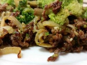 Brokkoli-Hackfleisch-Pfanne