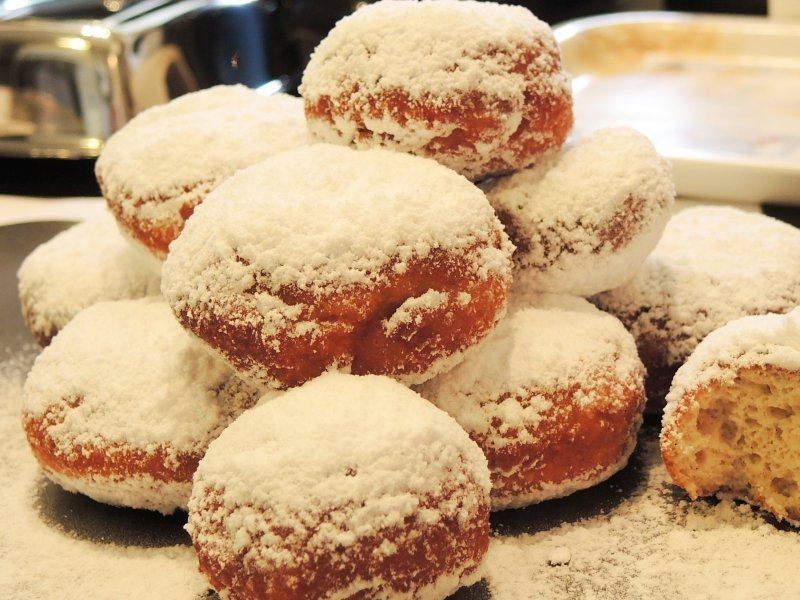 Mini-Berliner & Donuts Backmischung low carb glutenfrei Krapfen zuckerfrei zum Frittieren – Bild 6