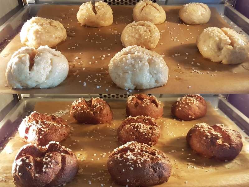 lowcarb glutenfreies Laugengebäck laugenbrezel laugenbrötchen brezel