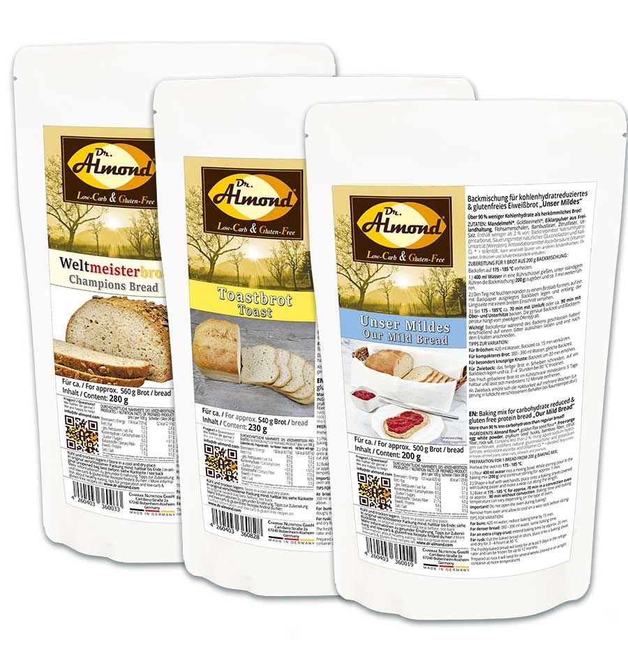 Spar-Set Probierpaket Brotbackmischungen MILD & HELL