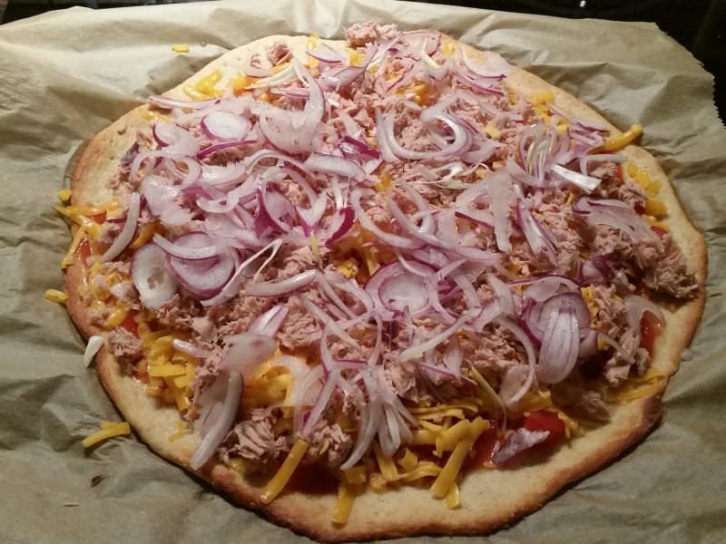 Pizzateig low-carb glutenfrei sojafrei keto Backmischung Pizza Mischung für 2 Pizzen – Bild 10