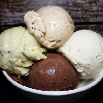 Eiscreme low-carb keto zuckerfrei proteineis