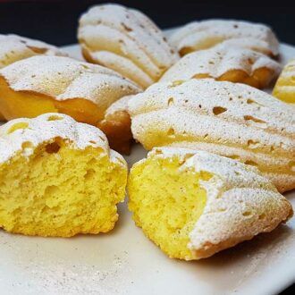 Madeleines low carb glutenfrei Dr. Almond Mandelstaub gemahlene Mandeln Mandelmehl
