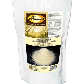 Mandelstaub extrafein low-carb backen glutenfreies Mehl Marzipan Mandelmilch Mandelmehl
