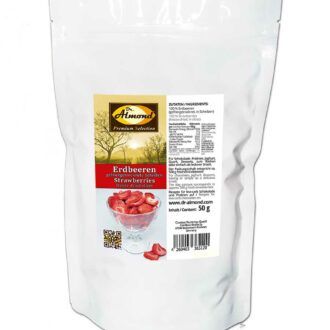 512_Erdbeerscheiben gefriergetrocknete Erdbeeren low carb Snack
