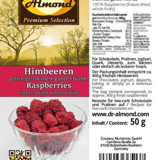 513_Himbeeren-ganz_gefriergetrocknete low carb Snack