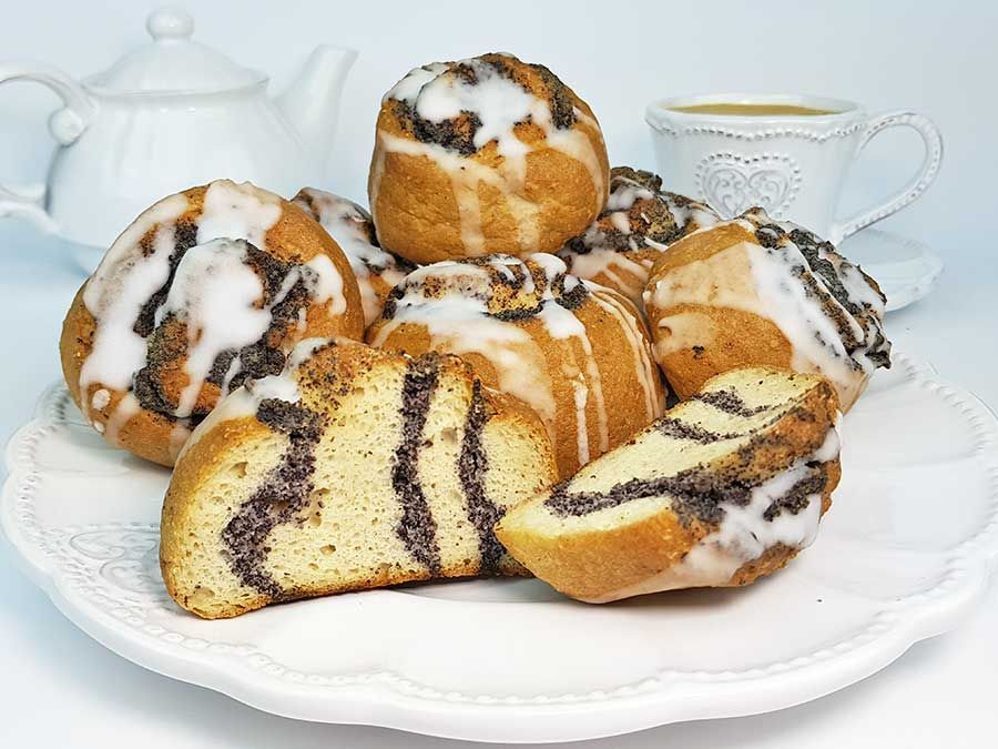 Rezept Mohnschnecken low-carb glutenfrei keto