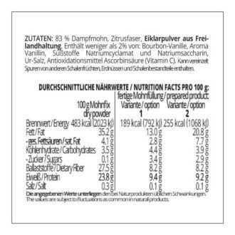 MOHNFIX – Low Carb Mohnfüllung für Kuchen und Desserts – glutenfrei, sojafrei, zuckerfrei, kalorienreduziert