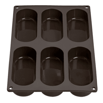 Lurch Flexiform Hotdog Bun 30x17,5cm 6fach braun