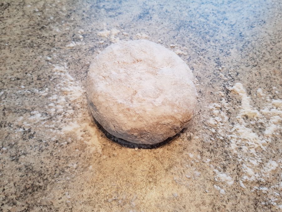 Rezept Steinofenpizza low carb glutenfrei Pizza vom Stein selbstgemacht mit Bambusfaser 42