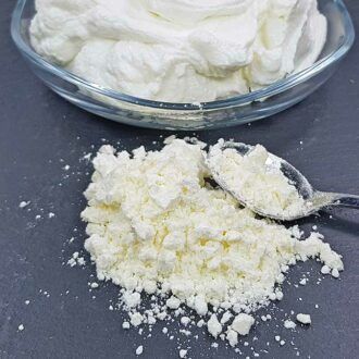 Premium Rahmquarkpulver 55 % aus Sahnequark - Der Frische-Kick für selbstgemachte low carb Schokolade & Pralinen wie Yoghurette