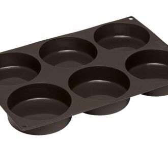 Lurch Flexiform L BurgerBun 10 cm 6fach braun