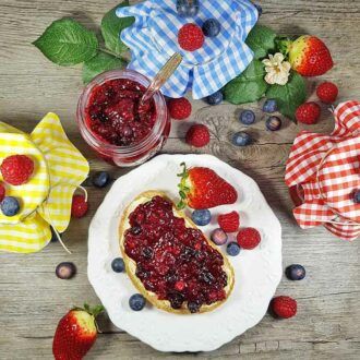 Low-Carb Gelierfix - Gelierzucker-Ersatz mit Erythrit für selbstgemachte Fruchtaufstriche ohne Zuckerzusatz keto