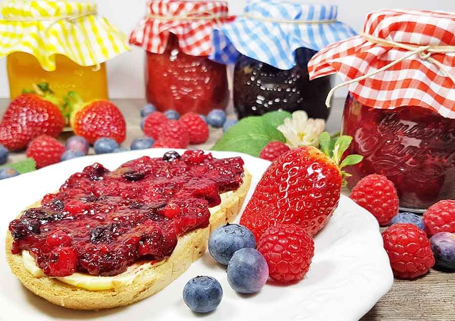 Low-Carb Gelierfix - Gelierzucker-Ersatz mit Erythrit für selbstgemachte Fruchtaufstriche ohne Zuckerzusatz keto