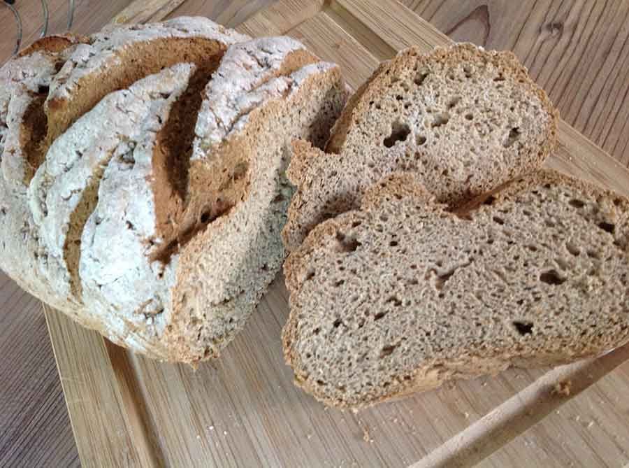 Rheinisches Bauernbrot low-carb keto glutenfrei paleo Eiweißbrot Backmischung – Bild 7