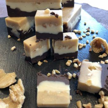 Karamell-Nougat-Riegel lowcarb keto