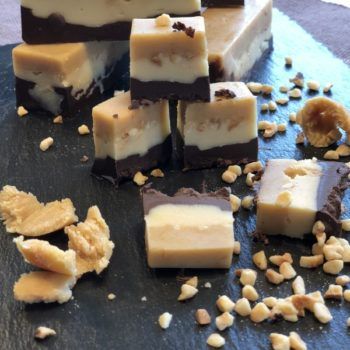 Karamell-Nougat-Riegel lowcarb keto