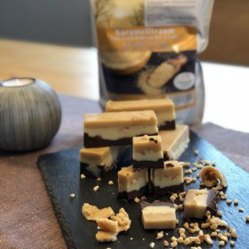 Karamell-Nougat-Riegel lowcarb keto