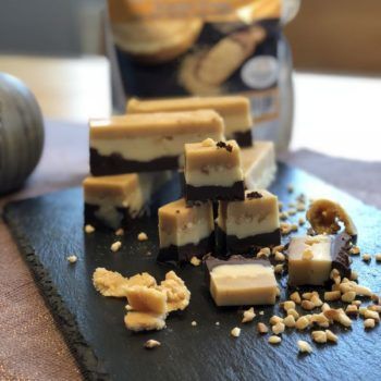 Karamell-Nougat-Riegel lowcarb keto
