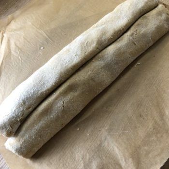 Rezept Gewickelter Marzipan-Rum-Schoko-Stollen lowcarb
