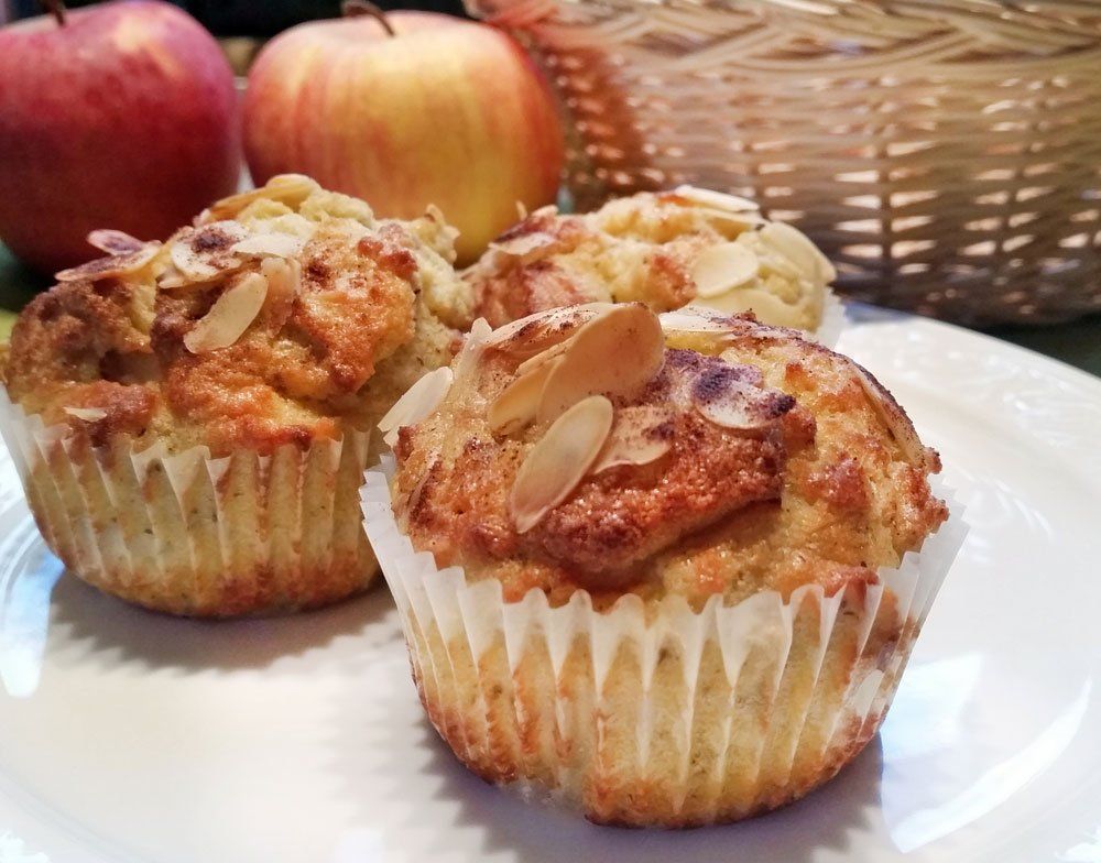 Rezept Apfelmuffins lowcarb glutenfrei