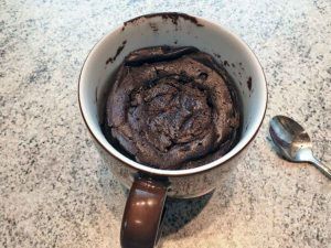 Rezept Tassenkuchen-low-carb-glutenfrei-Brownie-Mug-Cake-zuckerfrei-Schokokuchen