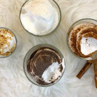 Rezept Proteinschnee Proteinfluff Eiweissfluff lowcarb keto kalorienarm OHNE IMOs