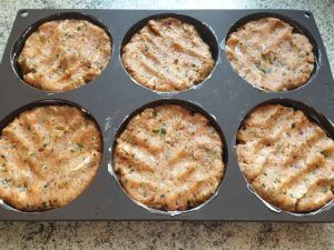 Rezept Pikante Fischfrikadellen Fischburger a la Chermoula low carb glutenfrei