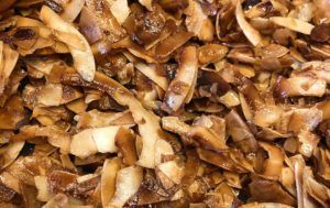 Rezept Kokoskrokant zum Snacken und für Desserts, Schokolade, Eis lowcarb keto