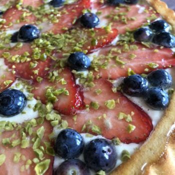 Rezept Früchte-Quark-Kuchen mit Joghurt-Panna-Cotta Spiegel - lowcarb glutenfrei