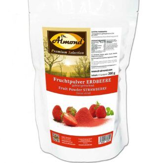 Fruchtpulver ERDBEERE Erdbeerpulver gefriergetrocknet 100% Natur