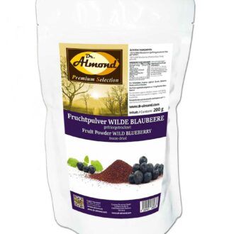 Fruchtpulver WILDE BLAUBEERE Blaubeerpulver gefriergetrocknet 100% Natur