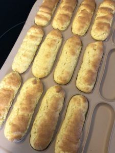 Grundrezept Löffelbiskuit Biskuitstäbchen lowcarb glutenfrei