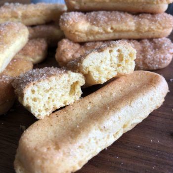Grundrezept Löffelbiskuit Biskuitstäbchen lowcarb glutenfrei