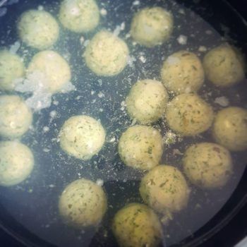 Rezept Spinat Feta Knödel lowcarb glutenfrei