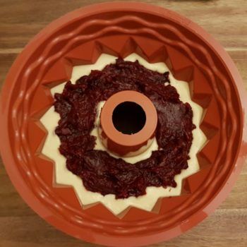 Rezept Rahm Mohn Zwetschgen-Pflaumen Gugelhupf lowcarb glutenfrei kalorienarm