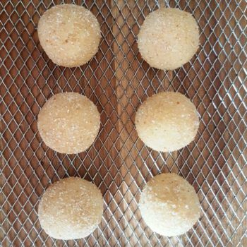 Rezept Quarkknödel aus dem Backrohr mit Zwetschgenpudding an Rotweinzwetschgen lowcarb glutenfrei