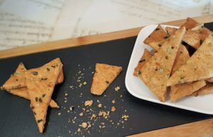Rezept Cracker mit Kürbiskernen lowcarb glutenfrei keto kalorienarm
