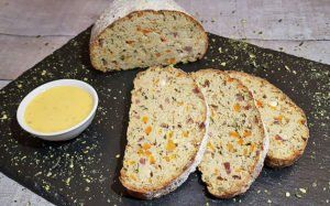 Rezept Kürbis Speck Feta Brot lowcarb keto glutenfrei kalorienarm