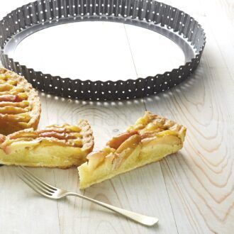 299-00_Master Class Quicheform 28 cm rund perforiert_lowcarb_Backen_Quiche_KCMCCB100