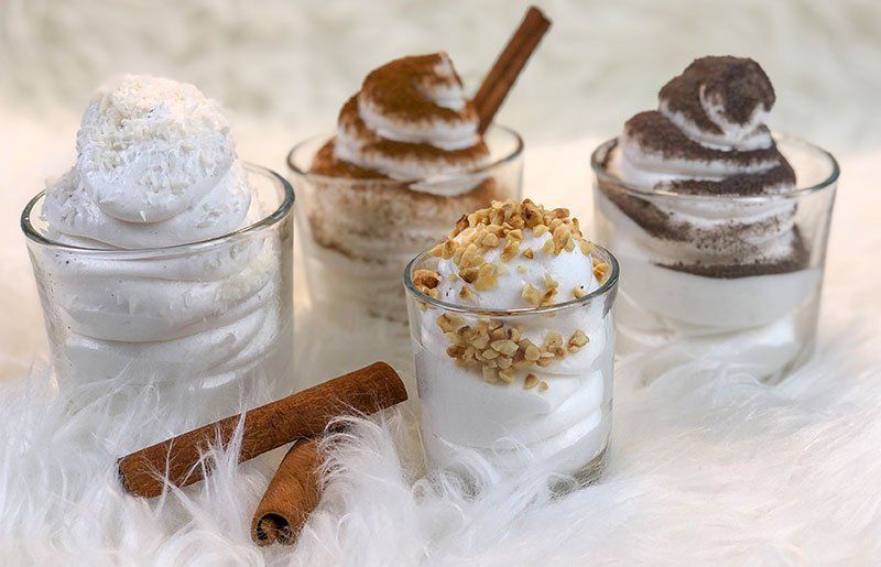 FLUFFZAUBER Fertigmischung für kalorienarmen Eiweiss-Fluff & low carb Baiser