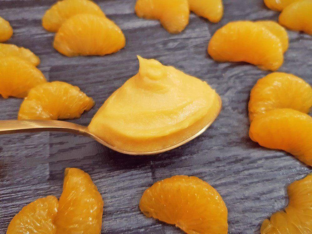 Rezept Mandarinencreme für Torten, Desserts, Eis, Fluff lowcarb glutenfrei