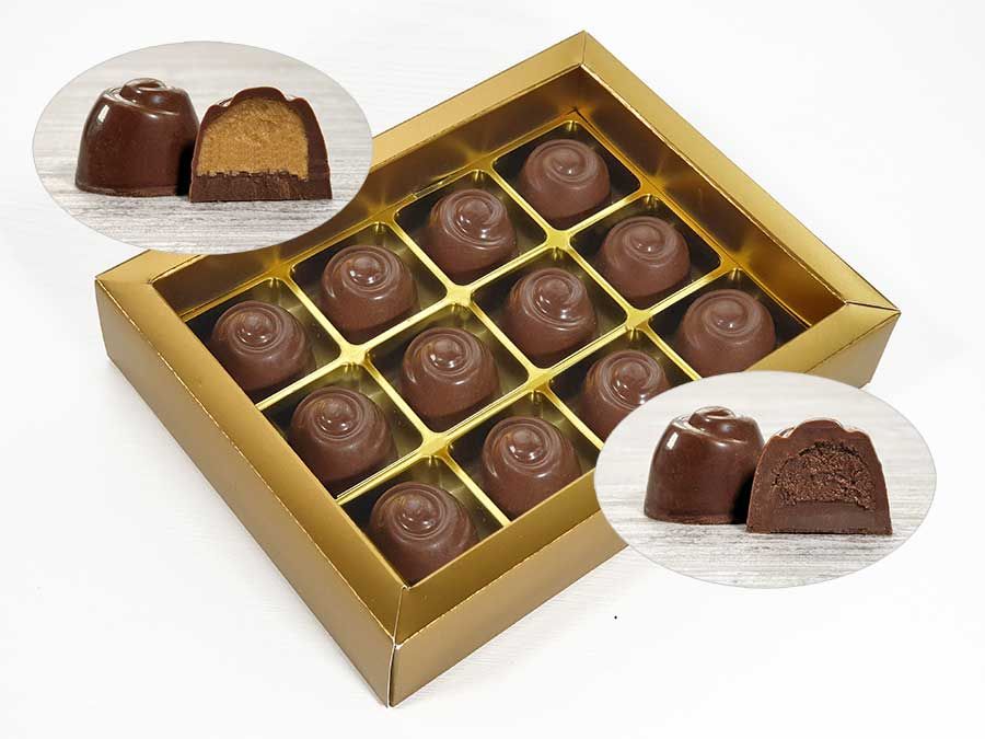 Low-Carb-Keto-Pralinen-zuckerfrei-12er-Vollmilch-Sahne-Schoko-Nougat-ohneZuckerzusatz