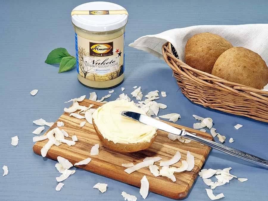 Nuketo KOKOSNUSS Gourmet Nougat-Creme low carb keto | ohne Zuckerzusatz | ohne Palmöl