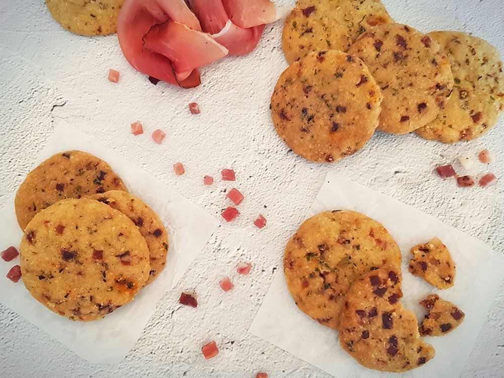 Rezept Speck Käse Cracker lowcarb glutenfrei keto